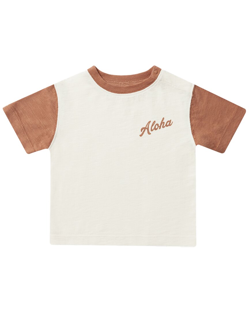 

Контрастная футболка Rylee + Cru Collective, цвет aloha