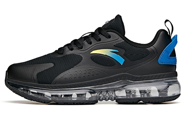 

Коллекция беговых кроссовок для бега для мужчин с низким верхом черного/среднего синего цвета Anta