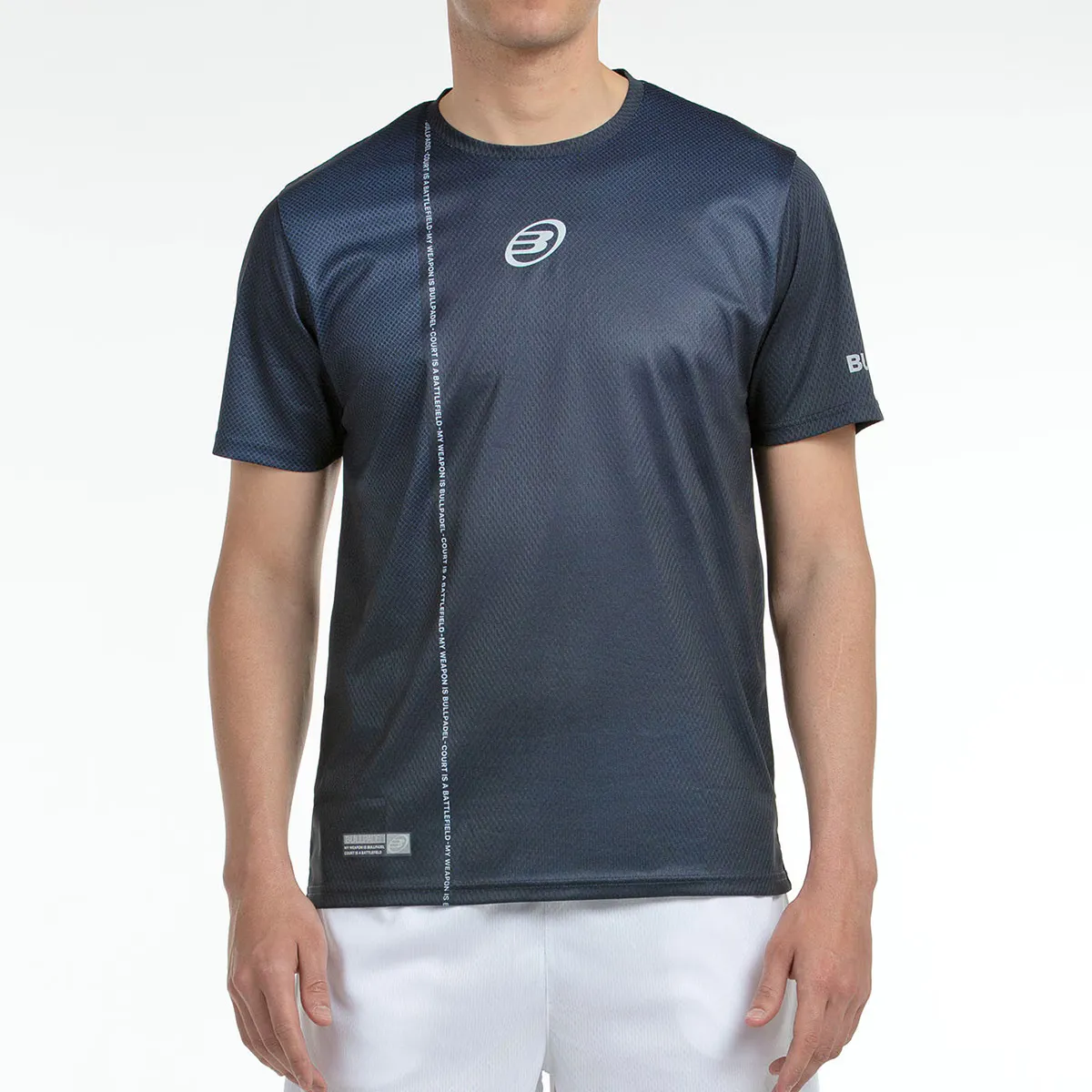 

Мужская футболка Bullpadel Baten 004 S, темно-синий