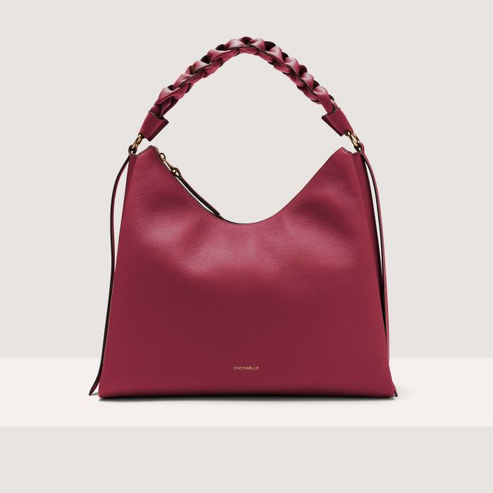 

Сумка через плечо Coccinelle Boheme medium, цвет Sangria/Skin, Красный, Сумка через плечо Coccinelle Boheme medium, цвет Sangria/Skin
