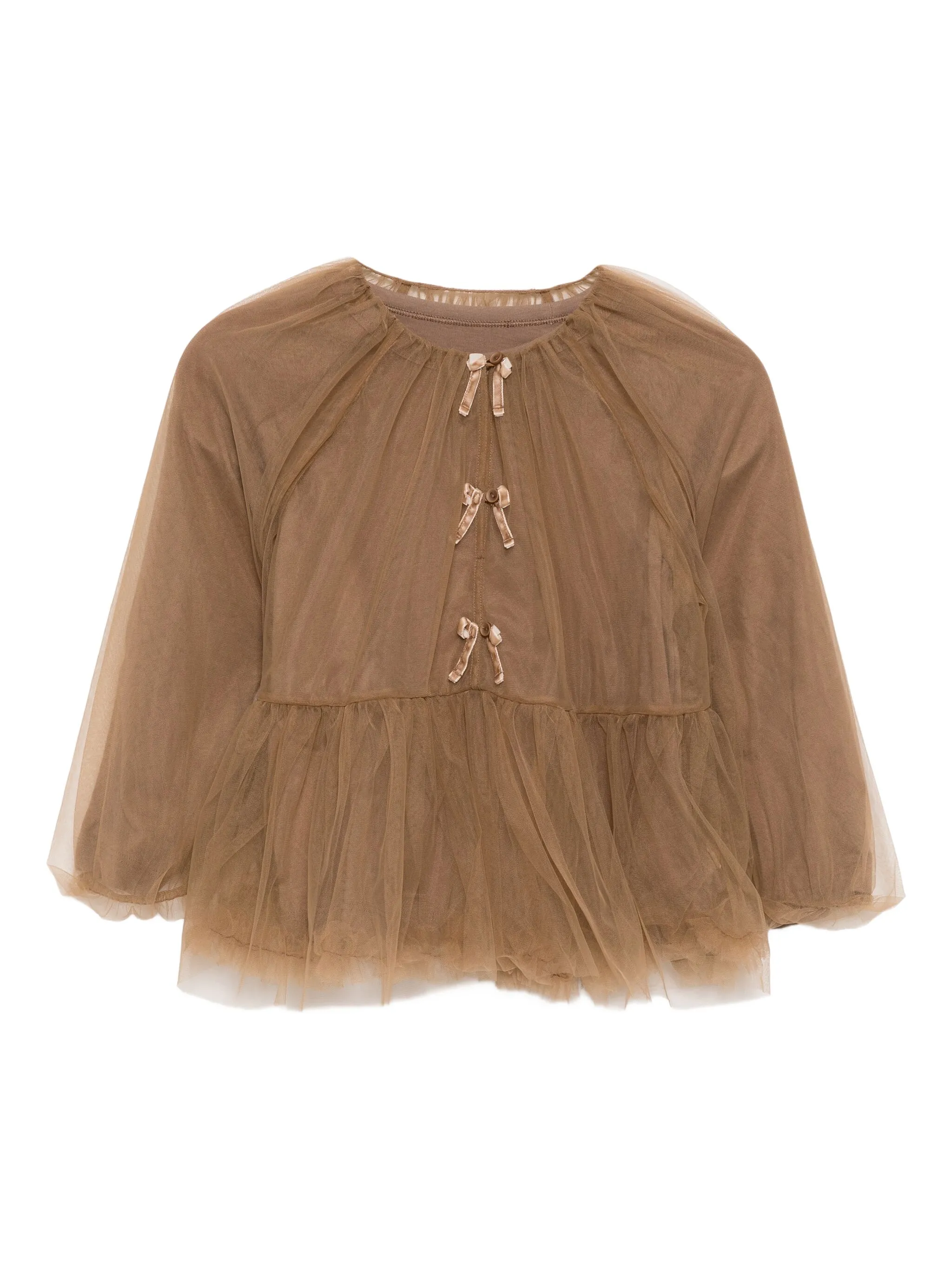 

Хлопковый топ Jnby By Jnby, коричневый