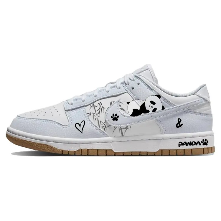 

Кроссовки Nike Dunk Skateboarding Shoes Women's Low-top Blue/white, белый/синий