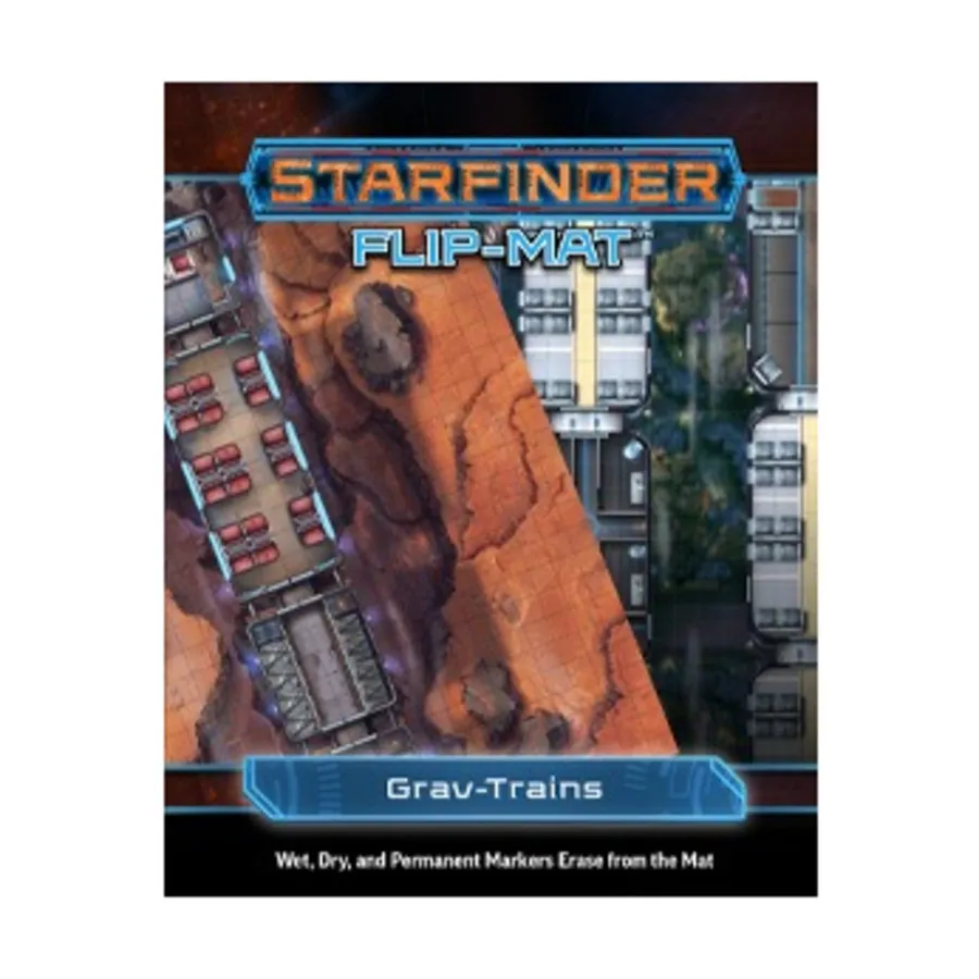 

Флип-мат - Гравитационные поезда, Starfinder Campaign Setting - Flip-Mats & Map Folios