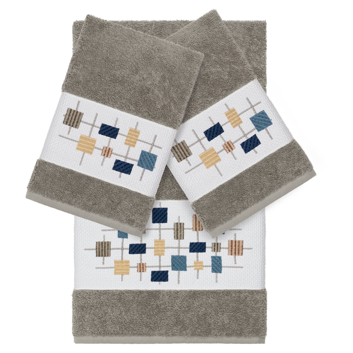 

Комплект полотенец Linum Home Textiles Khloe, темно-серый