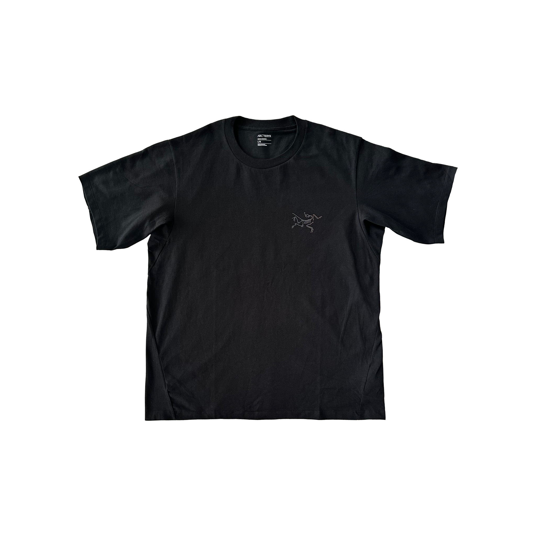 Arcteryx KRAGG Футболка Unisex Black/Black Crew Neck Moderate Straight Fit — фото 3