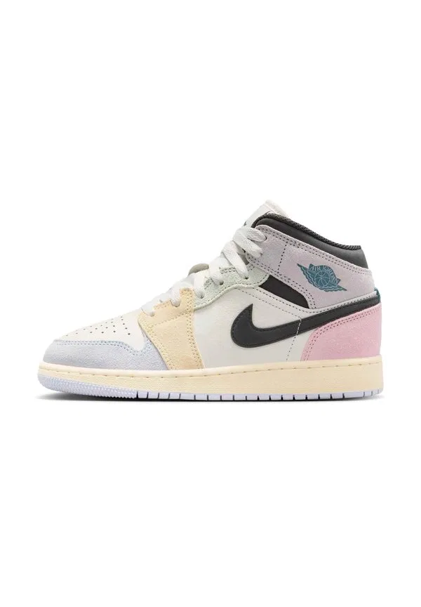 Высокие кроссовки Jordan, Sail/Iced Jade/Anthracite/Jade Aura Iced Carmine/Muslin