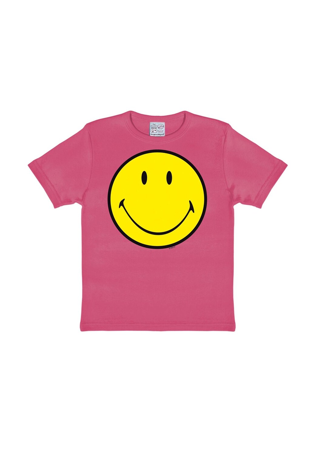 

Футболка Детская Смайлик LOGOSHIRT, розовый
