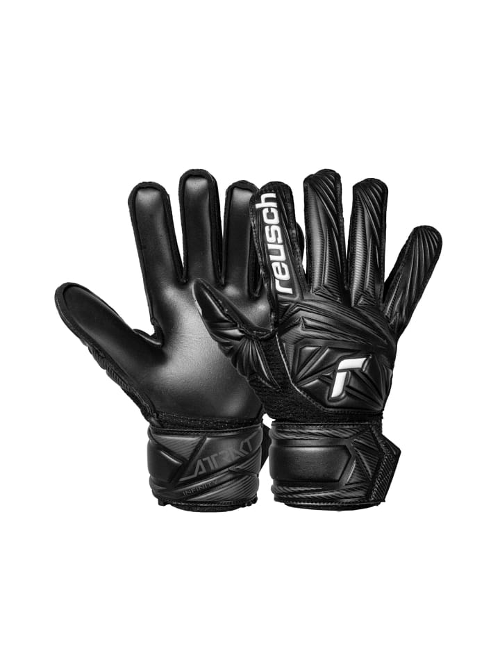 

Reusch Вратарские перчатки Attrakt Infinity Junior 7700 черного цвета
