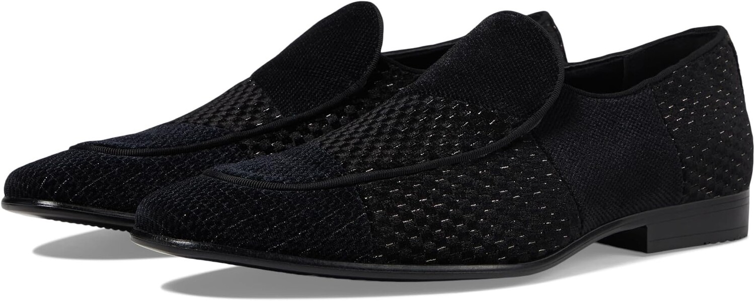 

Лоферы Stacy Adams Shapshaw Velour Slip-On Loafer, черный