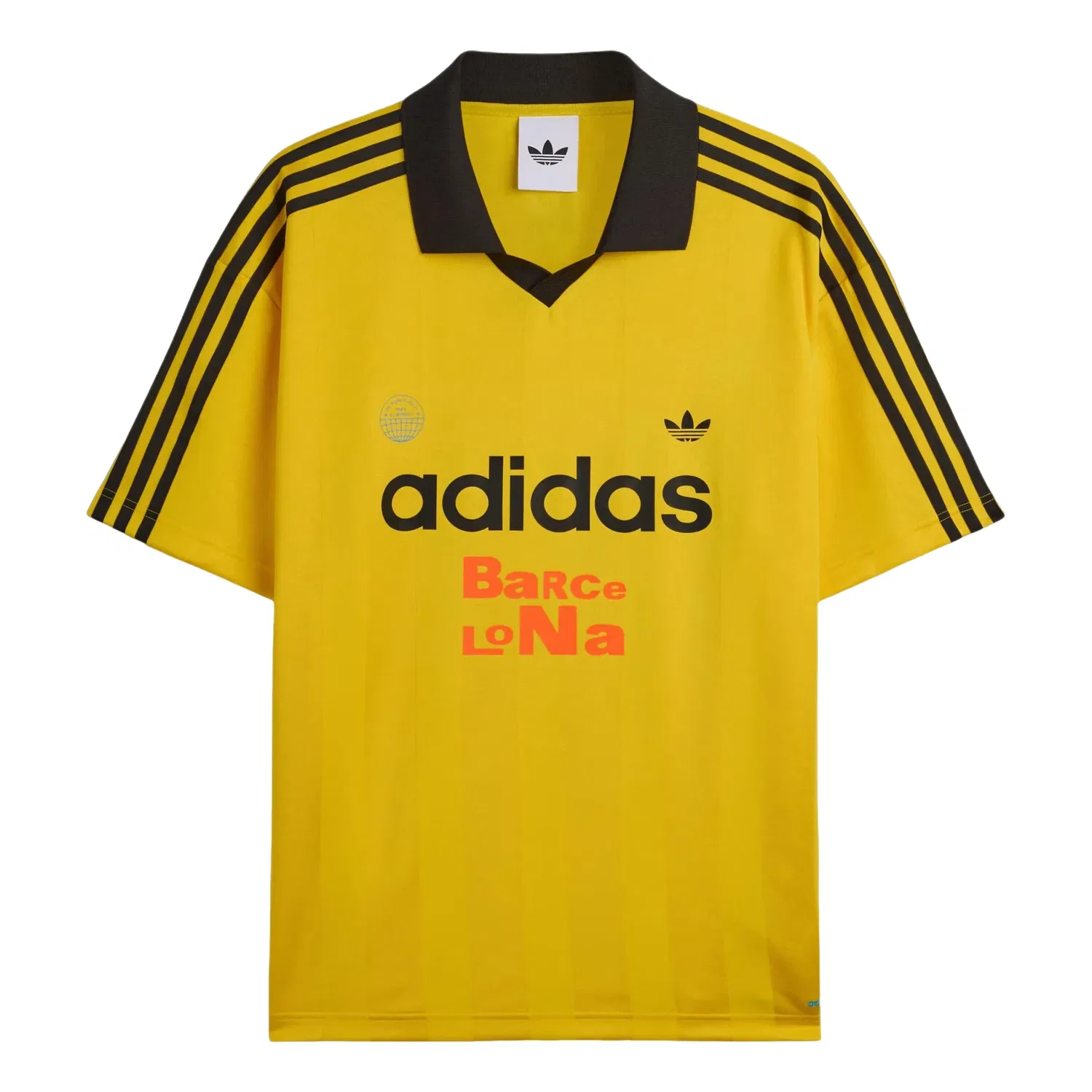 Футболка Adidas x Bad Bunny DtMF Tour Merch Barcelona Relaxed T-Shirt 'Yellow' LH0435, желтый