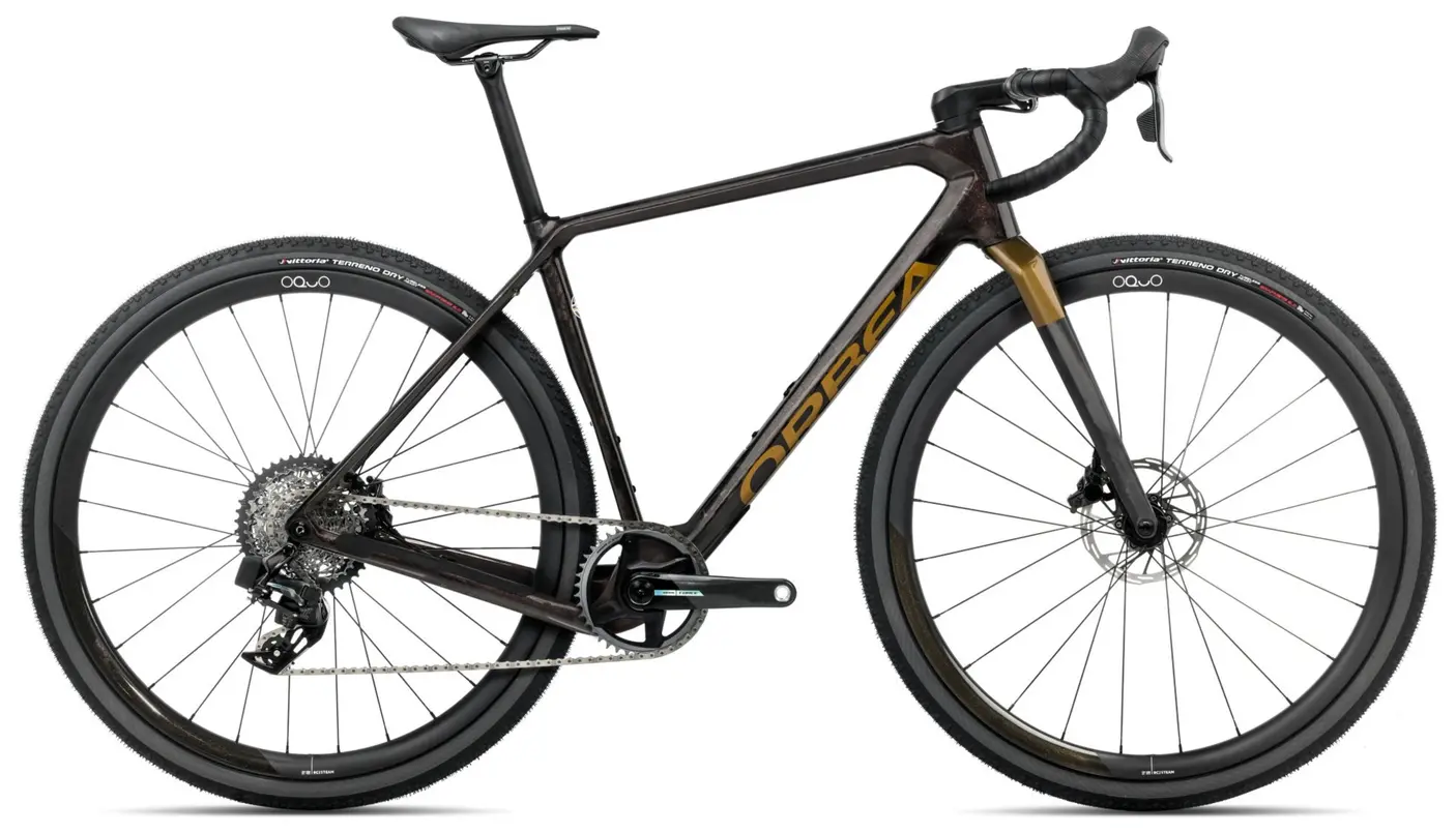 

Гоночный велосипед Orbea terra m21eteam 1x (2025) - gravelbike - cosmic carbon view - metallic olive green (gloss)