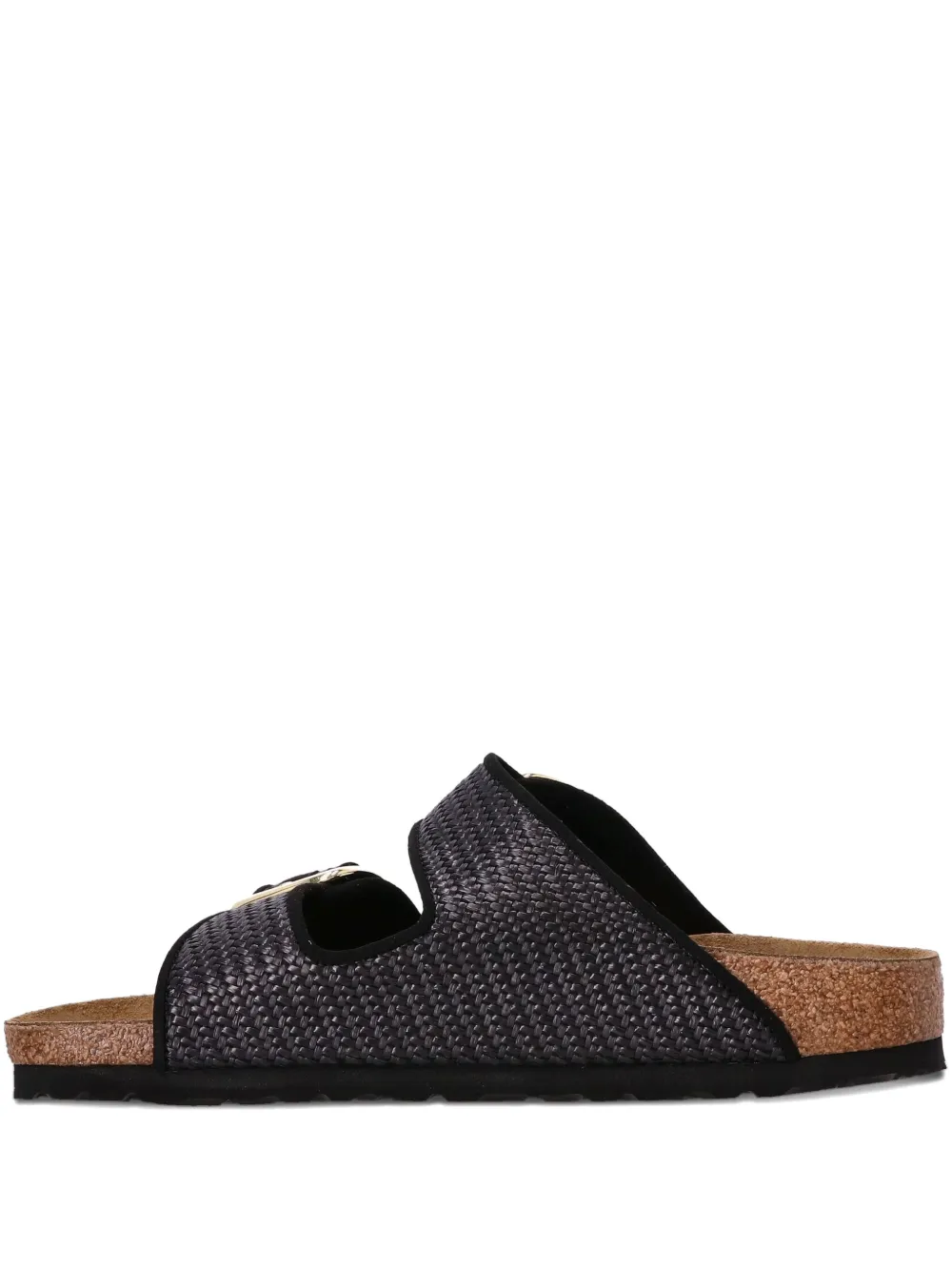 

Плетеные сандалии с двойной пряжкой BIRKENSTOCK, черный