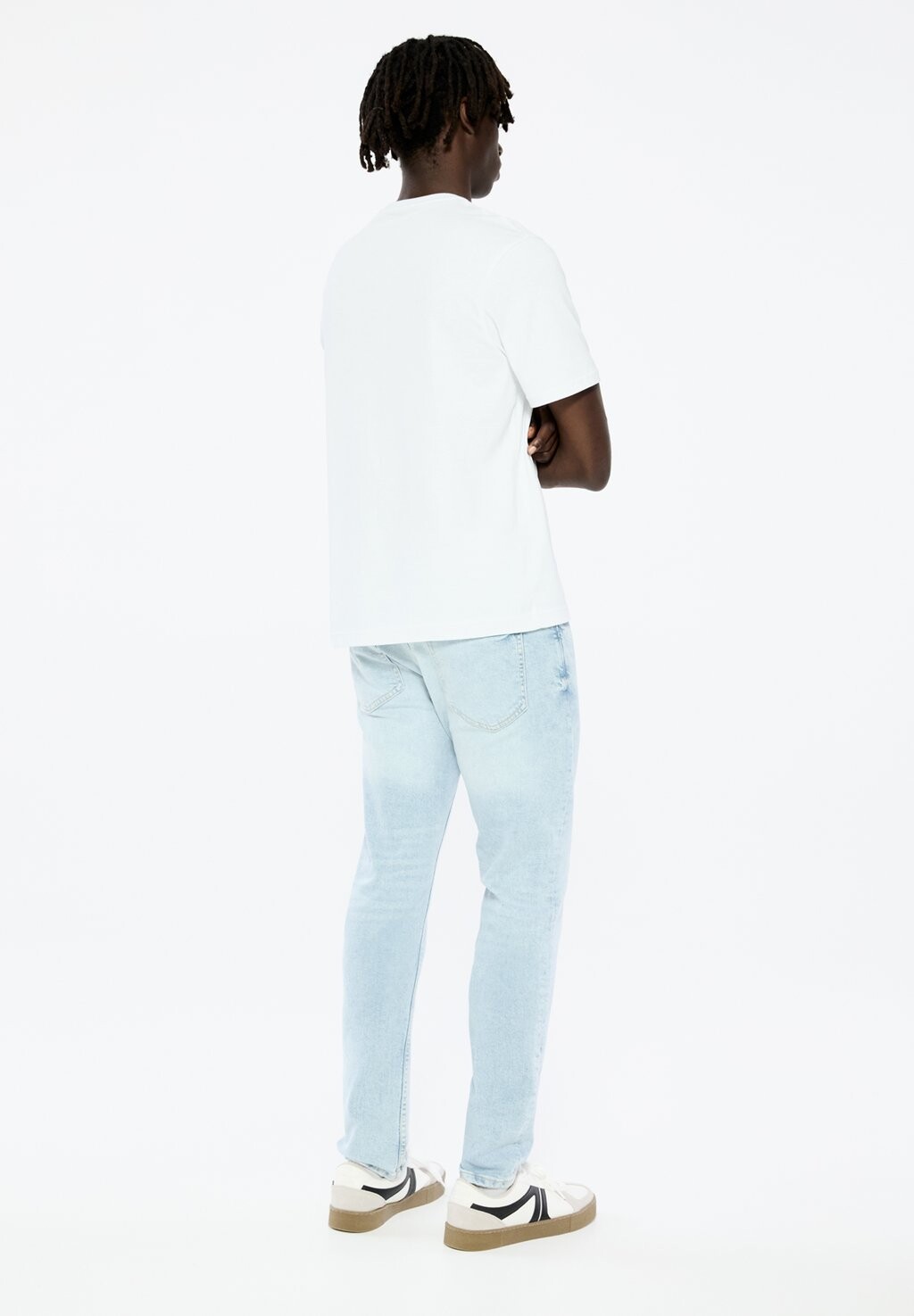 

Джинсы-сигареты PULL&BEAR, цвет Blue Denim