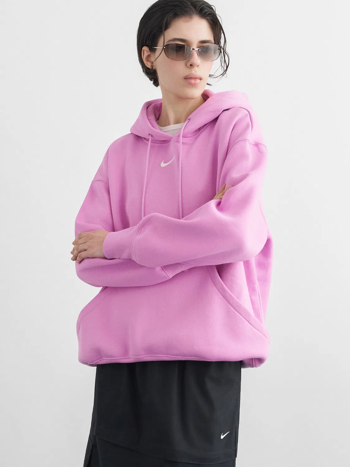 Толстовка 'Phoenix Fleece' Nike Sportswear, Light Pink — фото 3