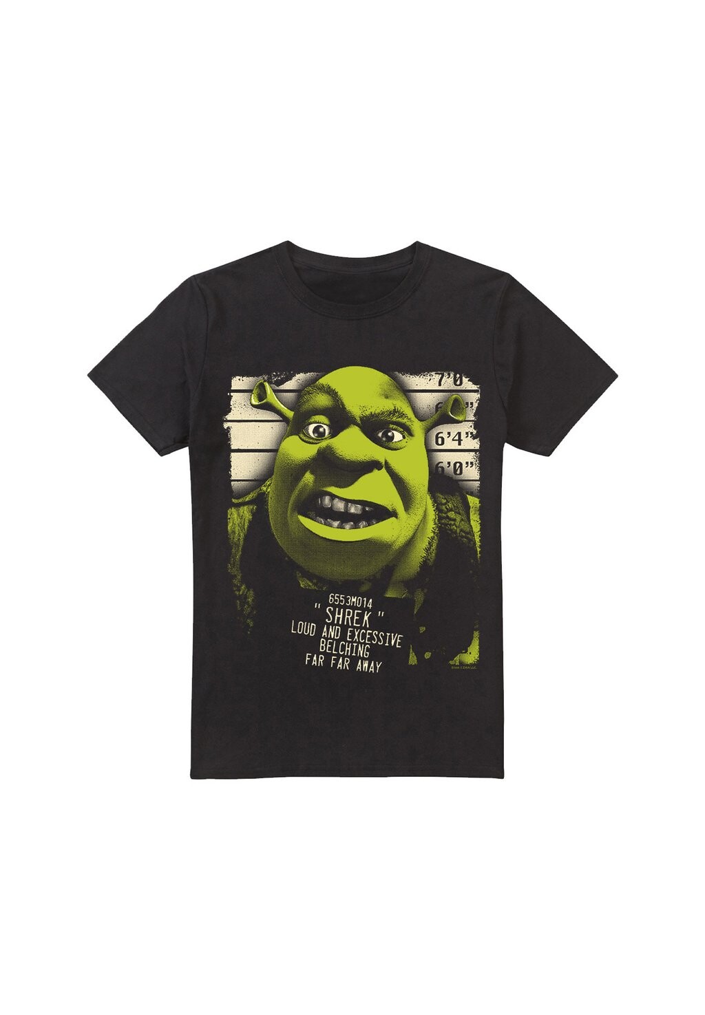 

Футболка с принтом SHREK OGRE MUGSHOT Cotton Soul, черный