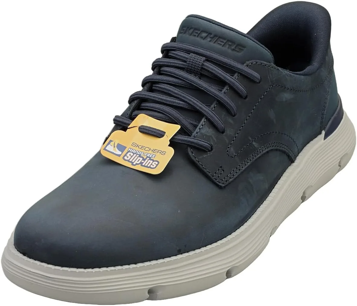 Мужские повседневные лоферы Skechers Garza Gervin, белый/темно-синий
