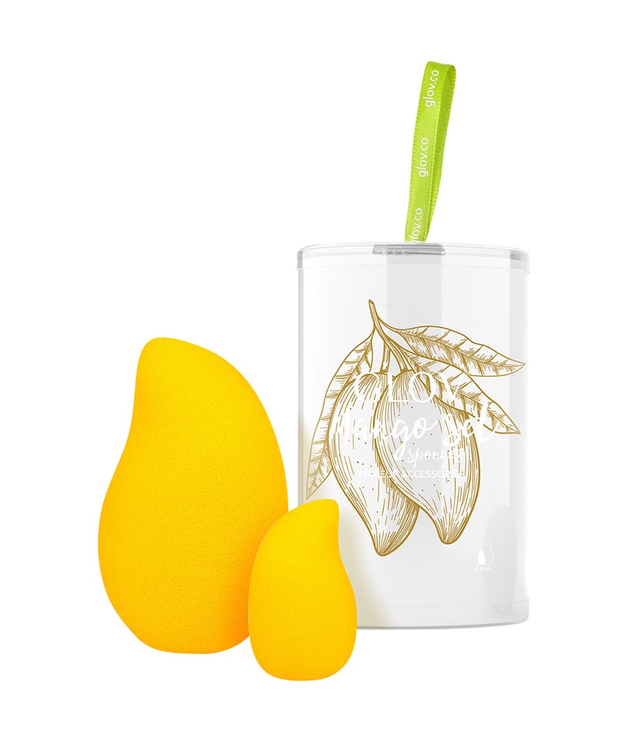 

Спонж для макияжа GLOV Makeup Sponge mango set, 2 шт.