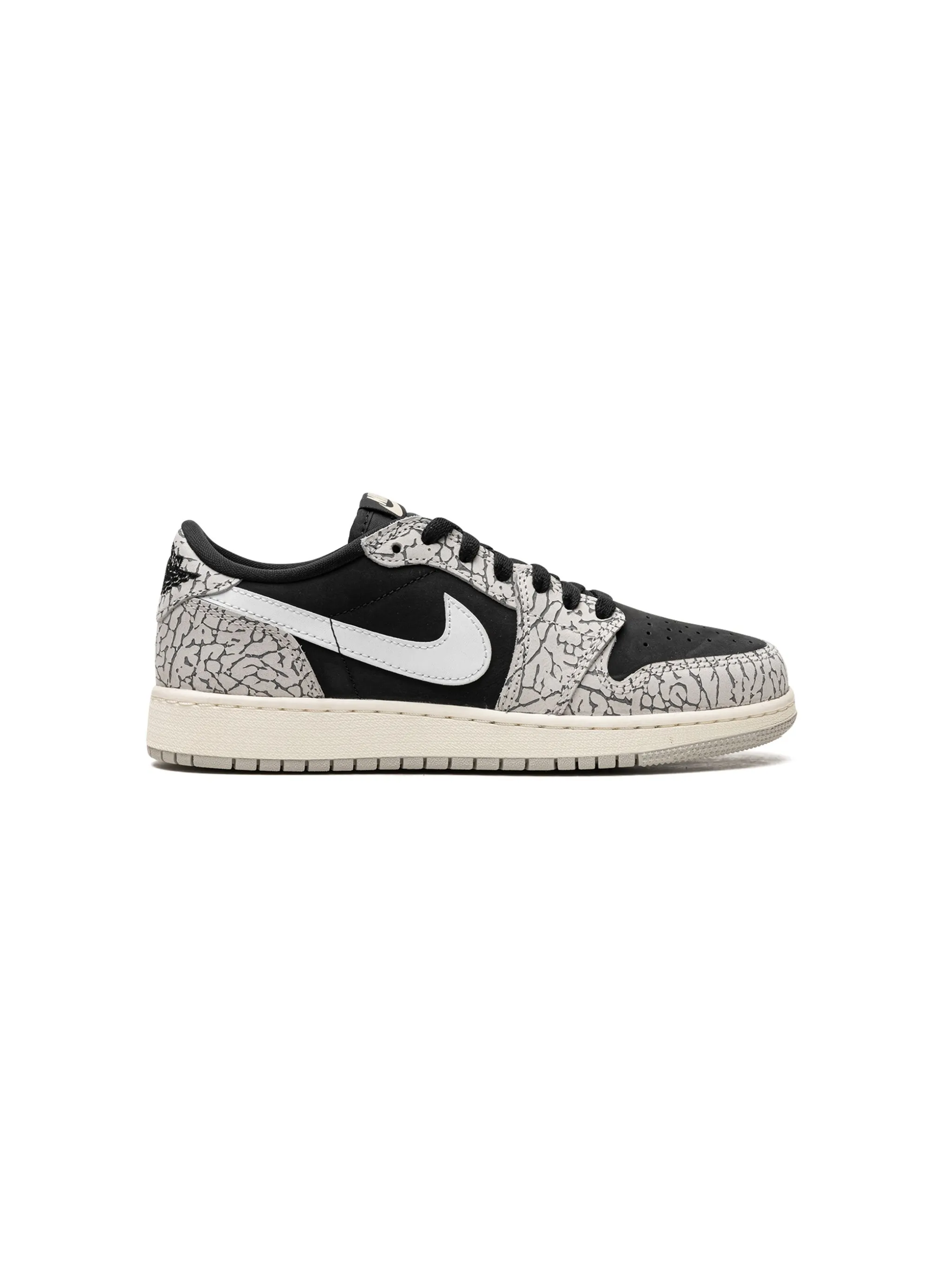 

Кроссовки Air Jordan 1 Low GS Elephant Print Jordan Kids, серый