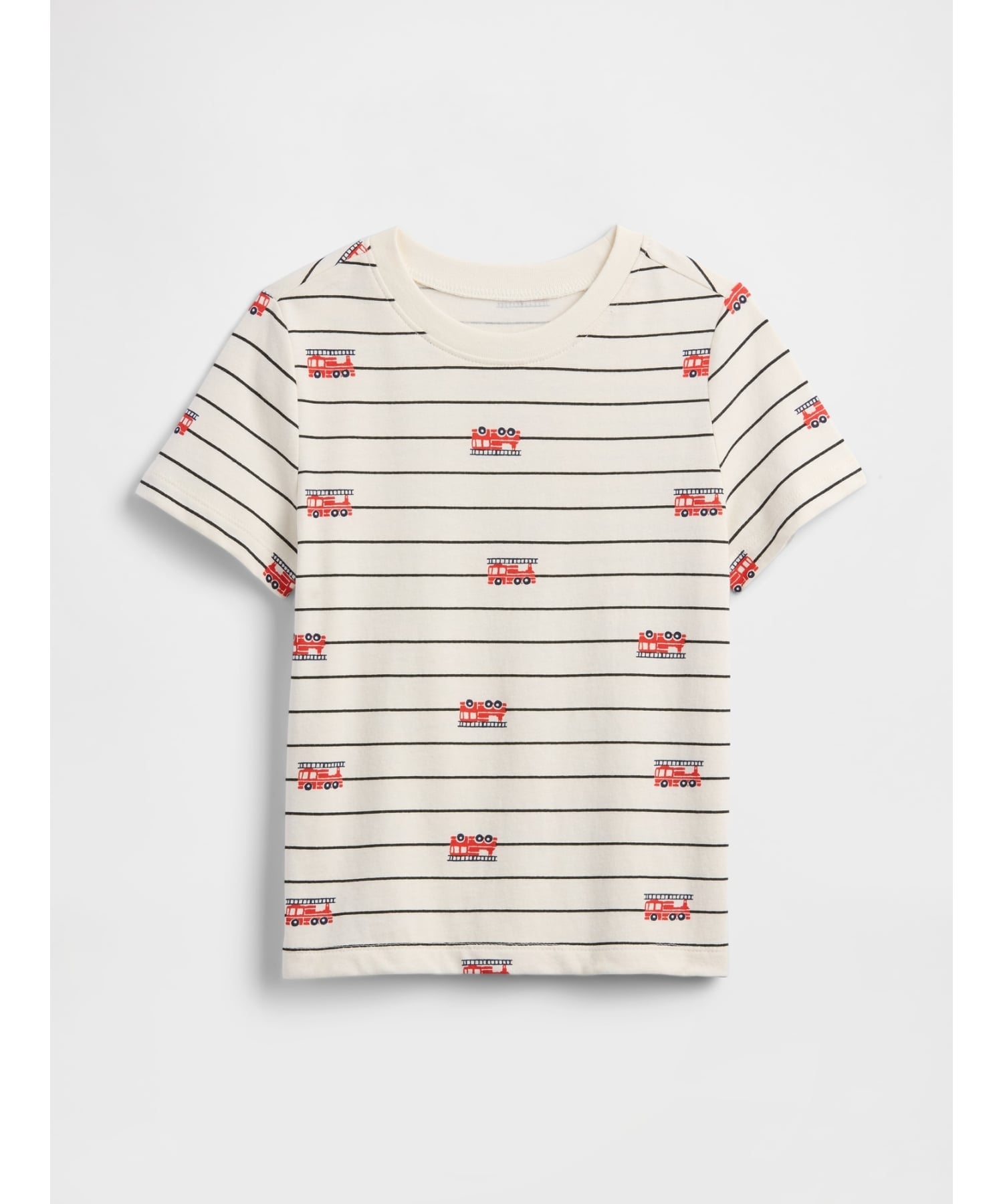 Футболка с круглым вырезом и принтом (K)babyGap GAP, IVORY_FROST