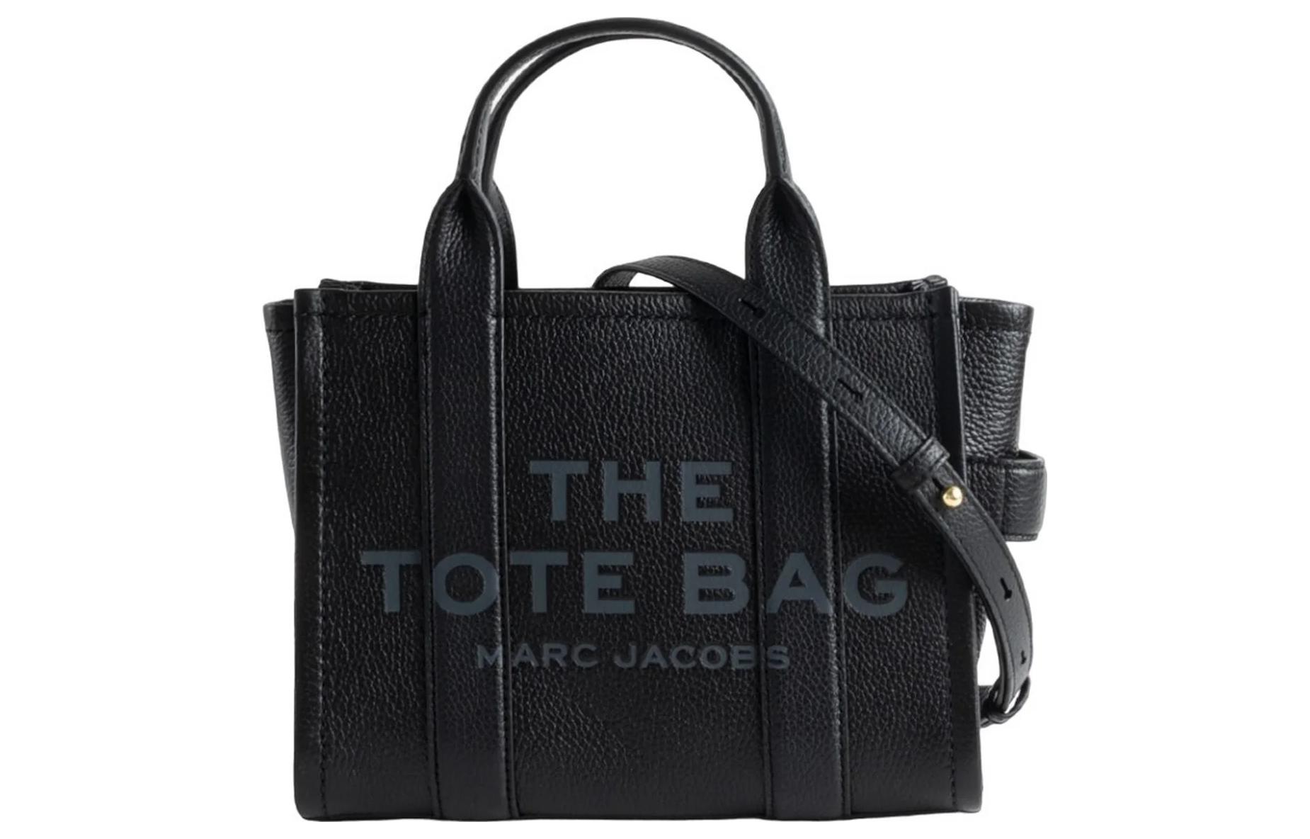 

MARC JACOBS Кожаная сумка тоут средняя черная