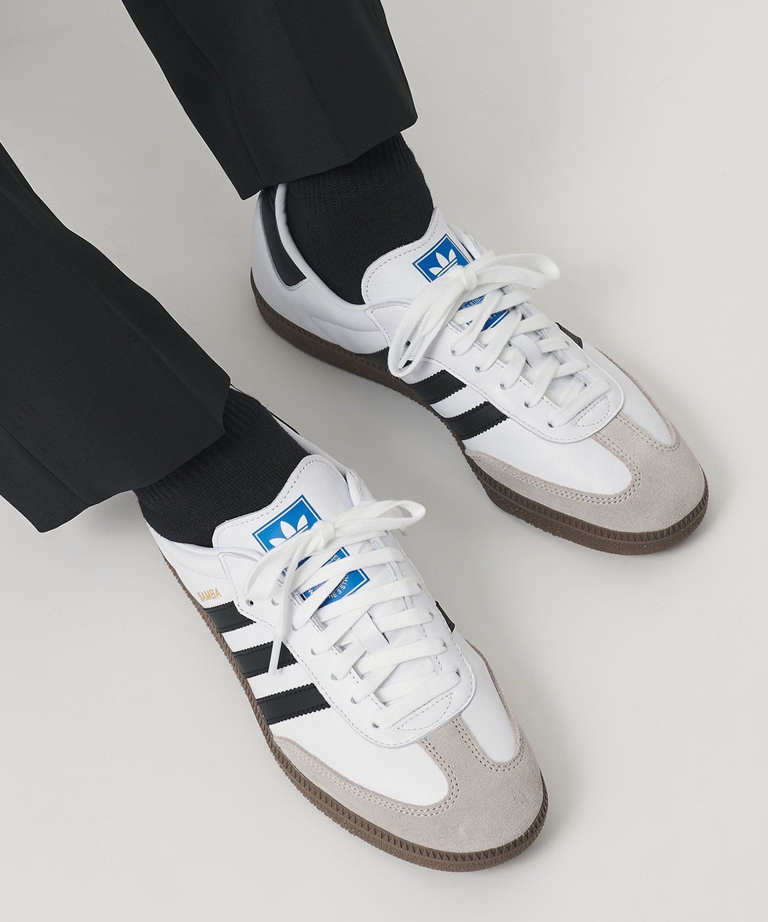 Кроссовки adidas Originals Samba OG Beauty&Youth United Arrows, WHITE — фото 2