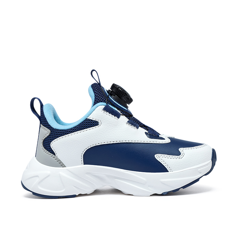 Детские повседневные кроссовки Low-Top Kids BIG WASP, черно-серые, из зимнего длинноволокнистого хлопка — фото 3
