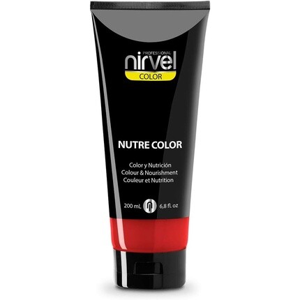 

Nutre Color Fluor Carmine Professional Mask 200мл - временный цвет, питание и яркость, Nirvel
