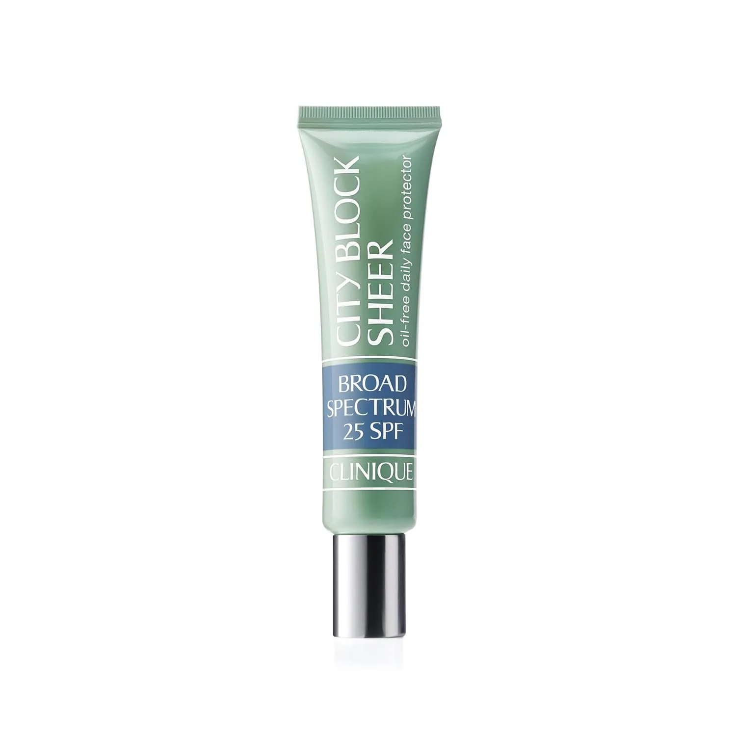 Clinique City Block Sheer Oil Free Daily Face Protector Broad Spectrum SPF 25 | Легкая текстура + Безопасен для чувствительной кожи 41,4 мл (1 шт.), Beige