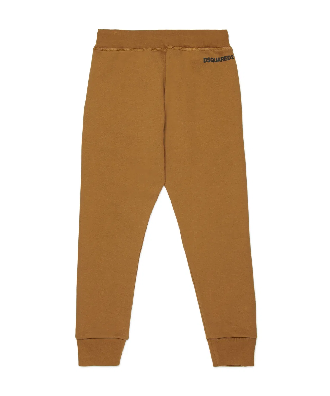 Спортивные штаны DSQUARED KID, хлопок, коричневые — фото 2