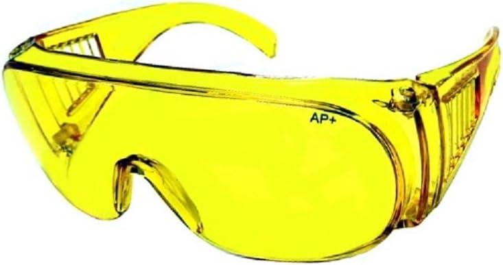 

Очки Inc. Надеваются поверх очков для чтения, не создают слепых зон, желтые линзы, солнцезащитные очки с обтекаемой формой - для ночного вождения, прозрачные, дымчатые линзы (желтый 0028) Pink Ribbon Shades, Yellow