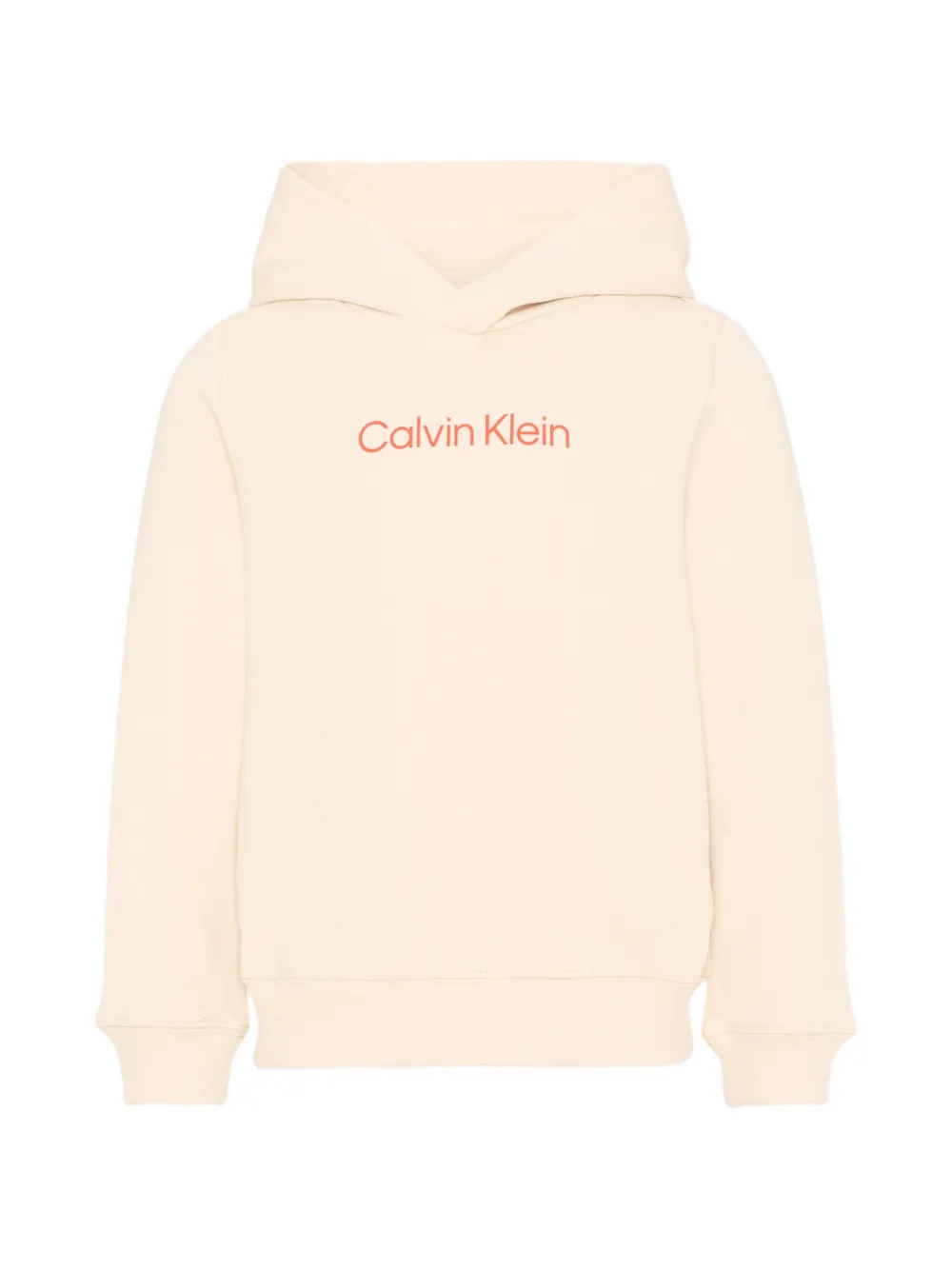 

Худи Calvin Klein Kids, бежевый