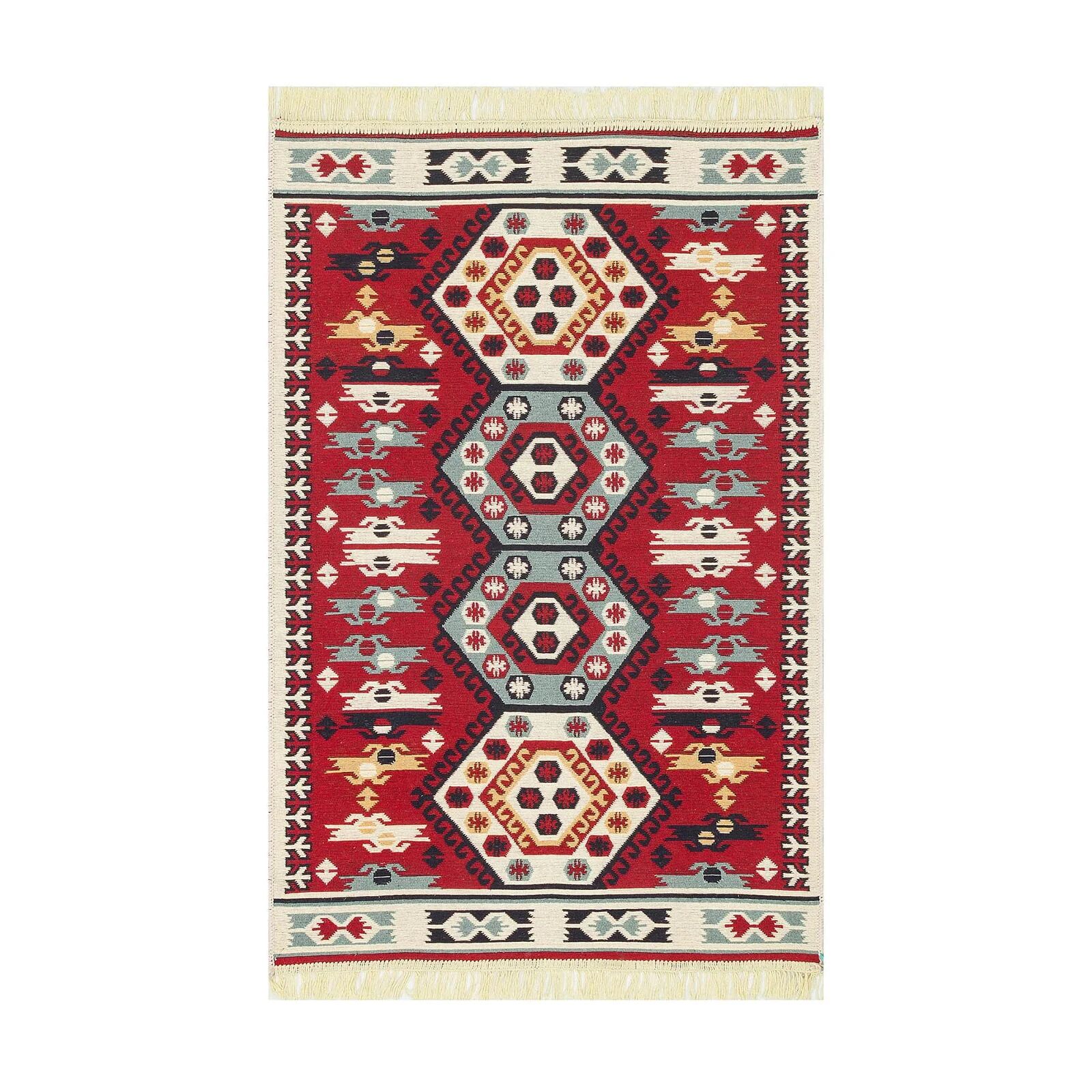 

Эко-ковер Arya Red Kilim - Красный - 120x180 см Eko Halı