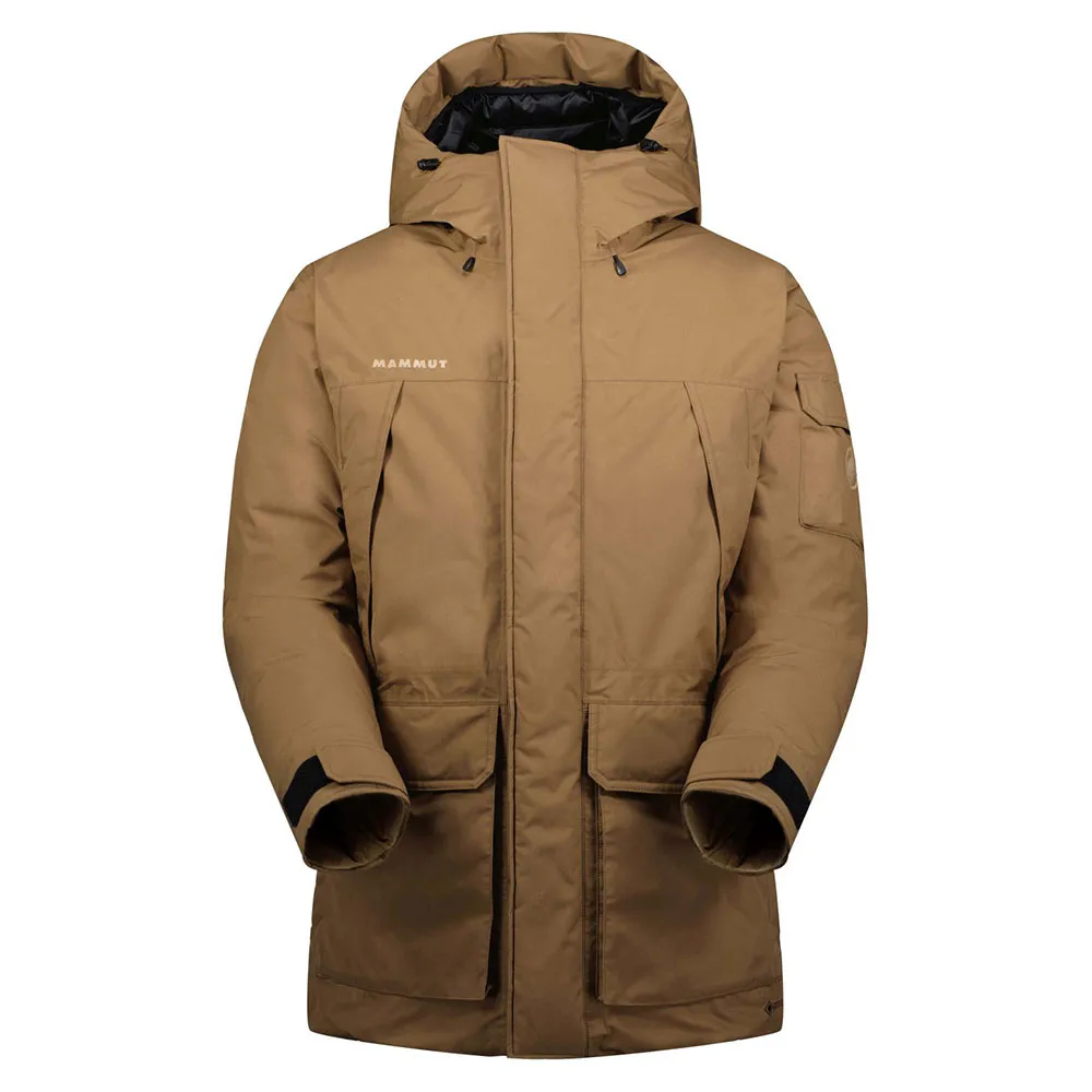 

Куртка Mammut Obelisk Goretex Hardshell Thermo Down, коричневый