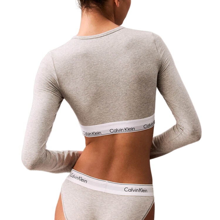 Обычная футболка женская Calvin Klein, серый — фото 3