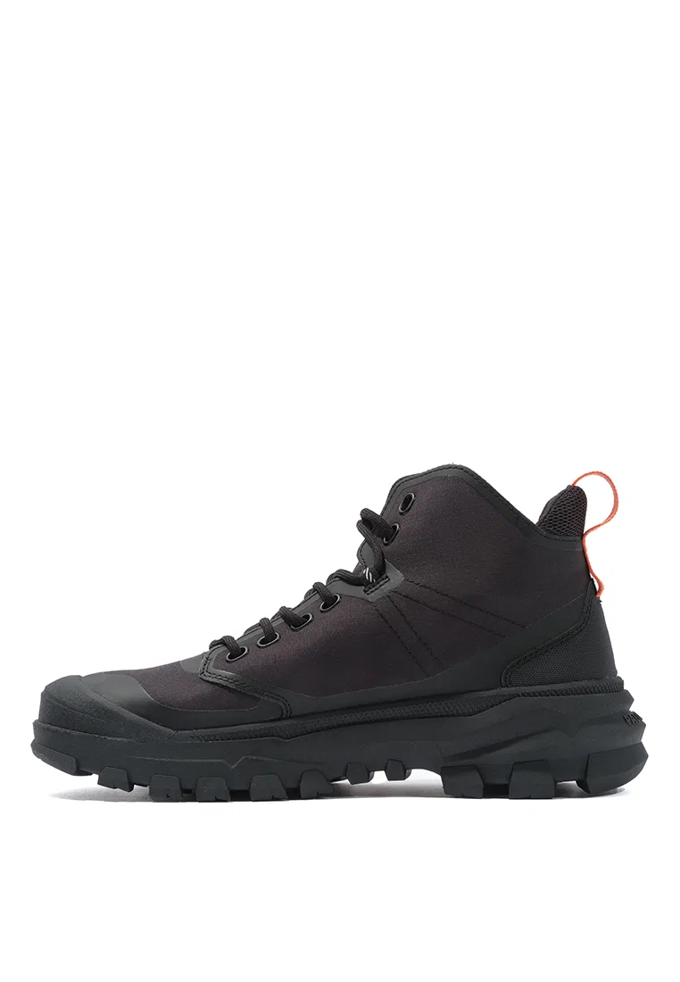 Ботинки женские, водонепроницаемые, модель Pallarider Mid-Top, Unisex, черные Palladium — фото 4