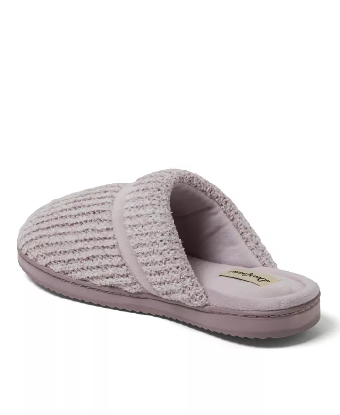 Женские тапочки-шлепанцы Serena Marled Chenille Dearfoams, фиолетовый — фото 4