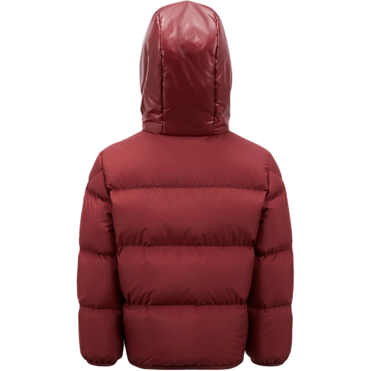 Moncler Утепленная куртка бордового цвета для детей 3-7 лет — фото 4