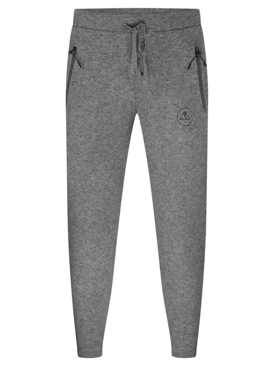 

Тканевые брюки CASH-MERE.CH Slim fit Pants, пятнистый серый