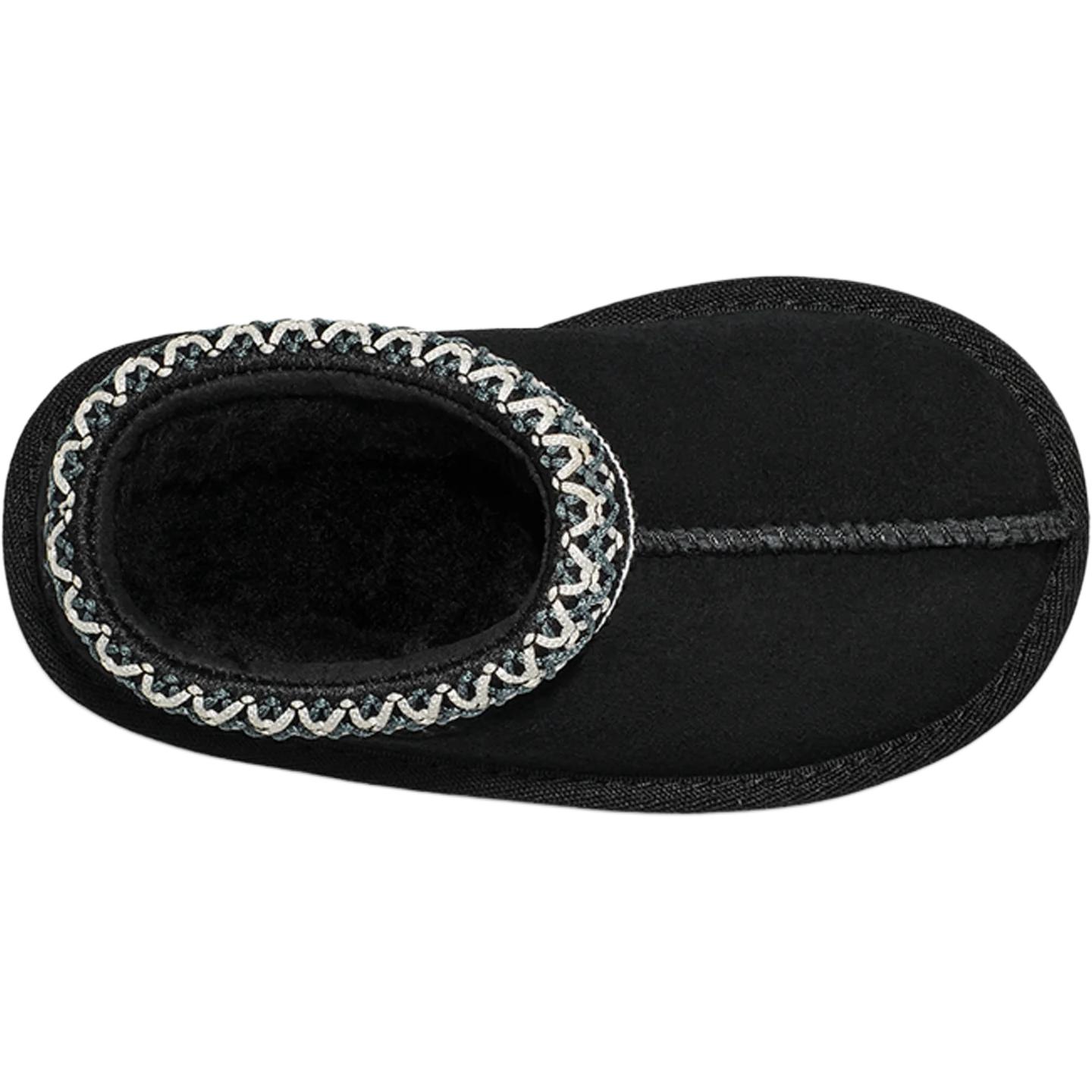 UGG TD Tasman II противоскользящие износостойкие низкие детские повседневные туфли Black для детей 3-7 лет — фото 4