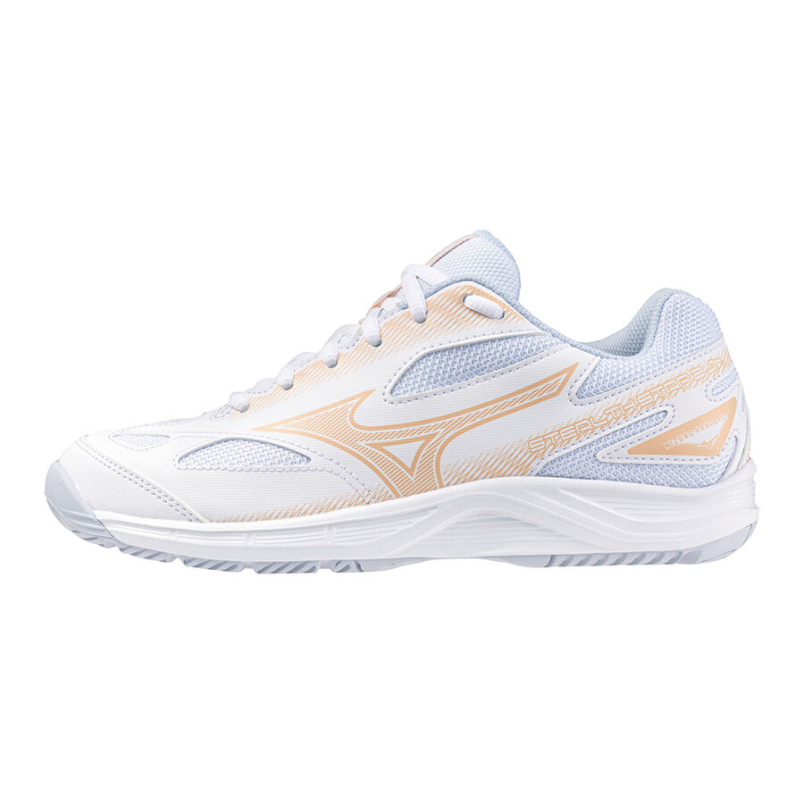 

Mizuno Кроссовки унисекс, White/Gold