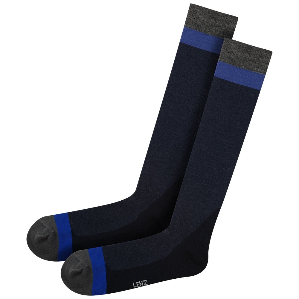 

Носки Lenz Merino Compression 1 Long, синий