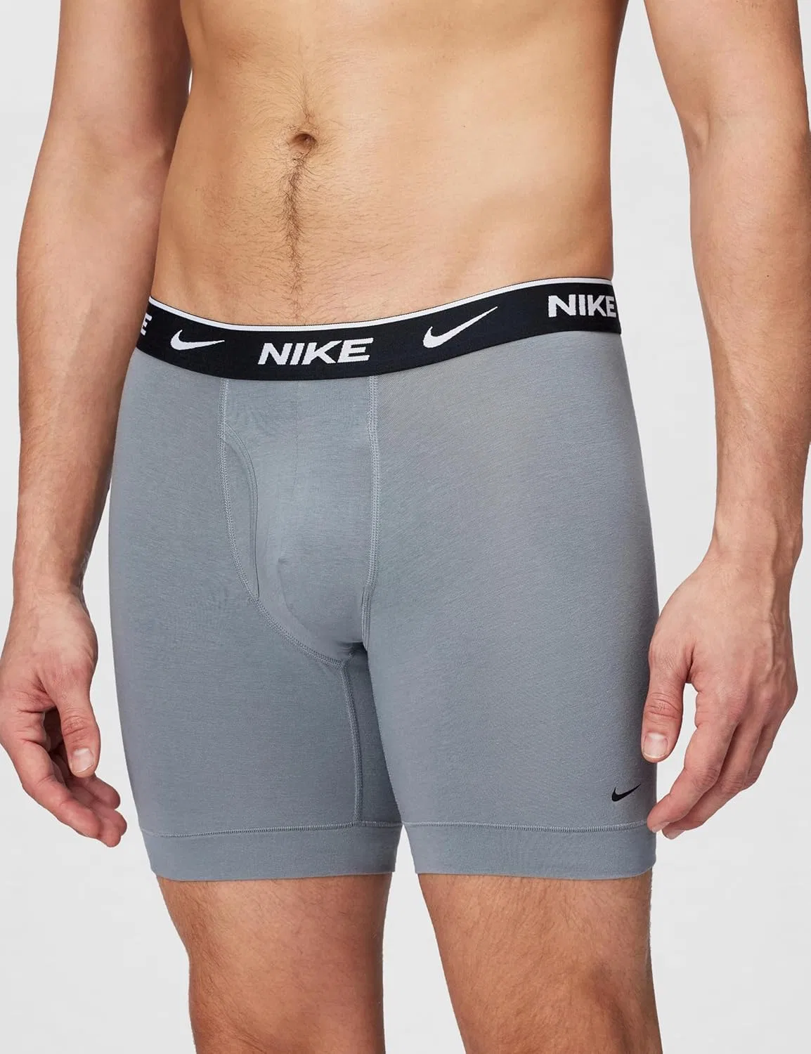 Боксеры хлопковые Nike, обсидиан/холодный серый/университетский красный — фото 2
