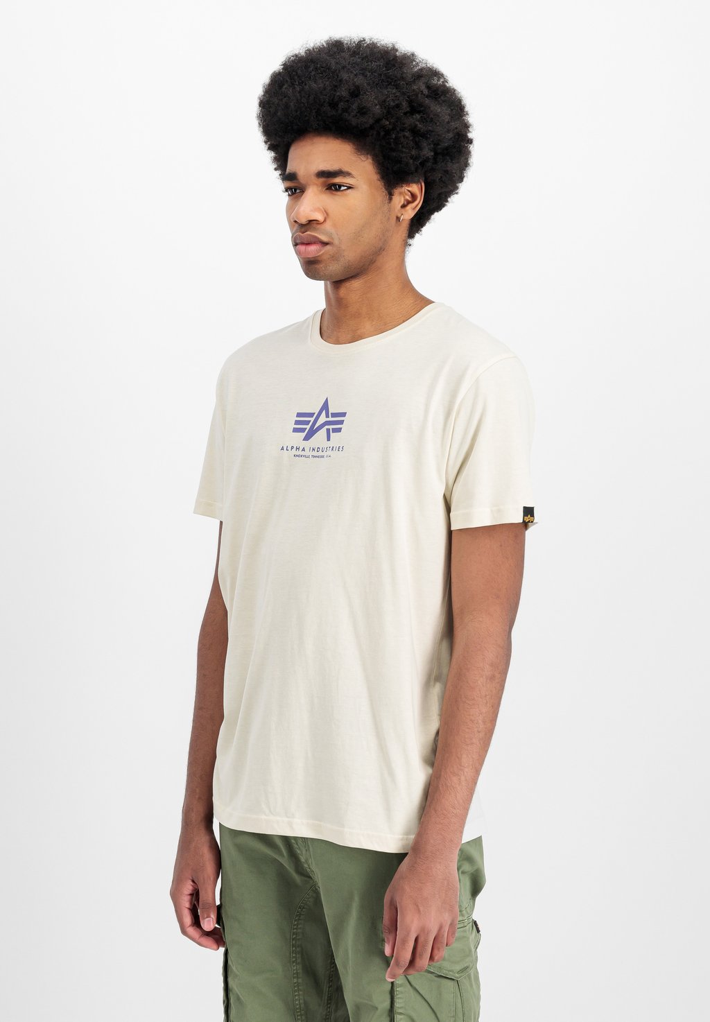 

Футболка с принтом Alpha Industries, белый