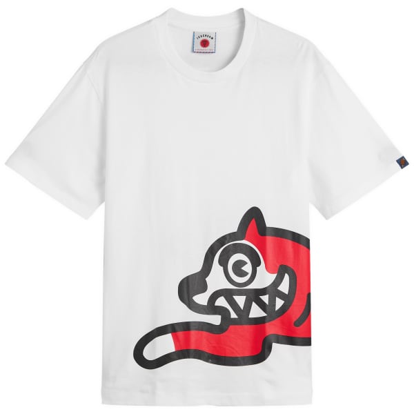 

Футболка с изображением бегущей гигантской собаки Icecream, белый