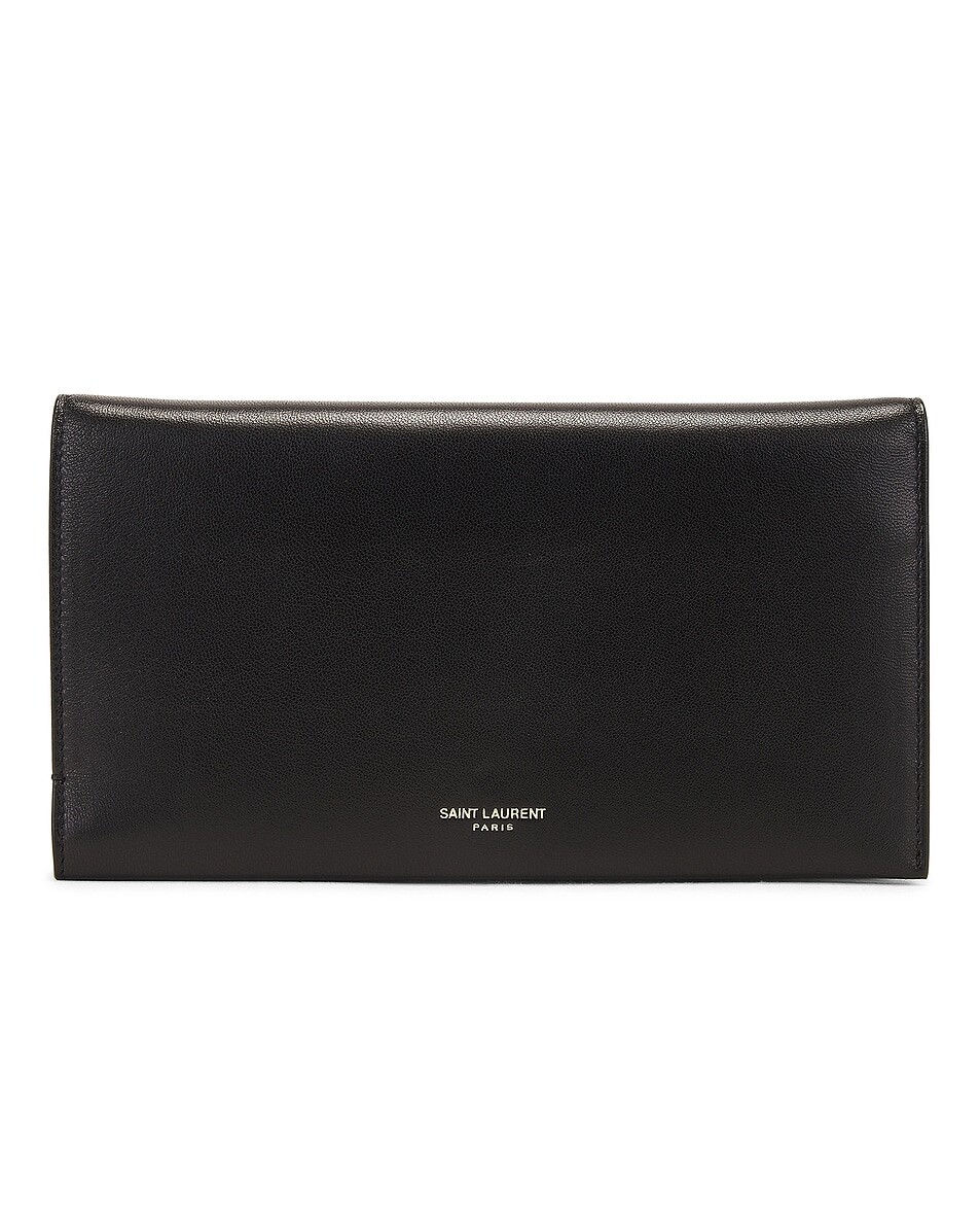 

Дорожный кошелек Saint Laurent, цвет Nero