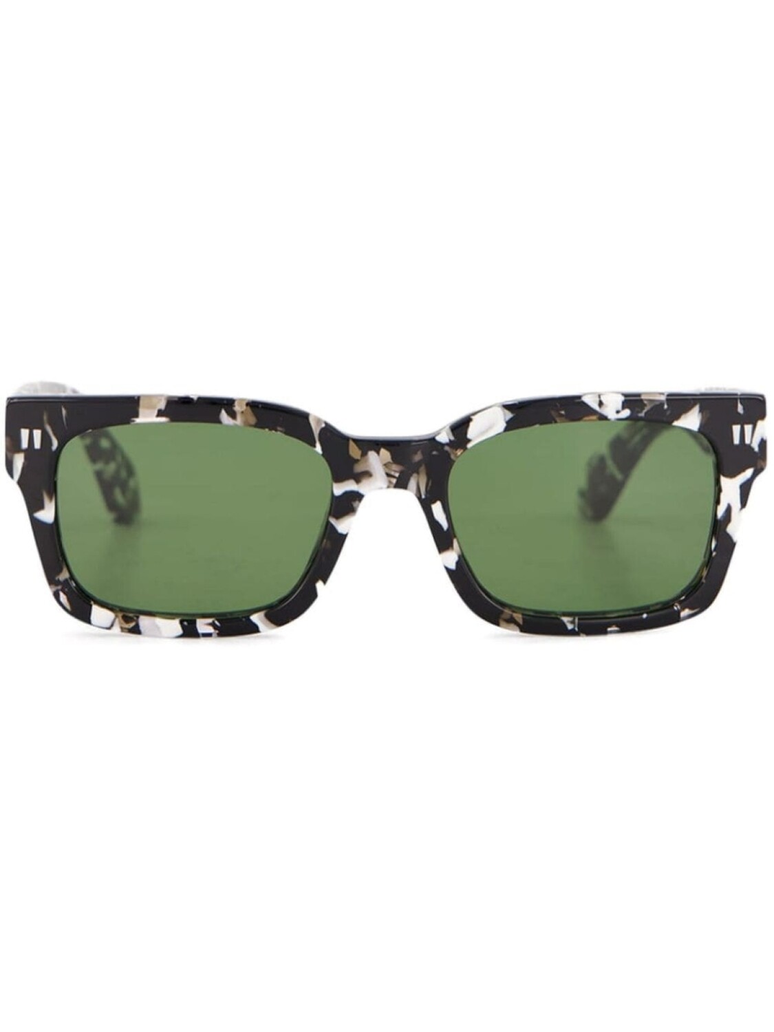 

Солнцезащитные очки Midland в квадратной оправе Camouflage Off-White Eyewear, черный