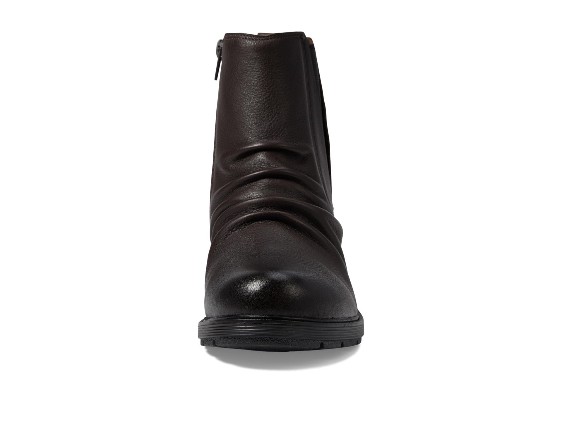 Ботинки женские Clarks Hearth Rose кожаные высокие, темно-коричневый — фото 2