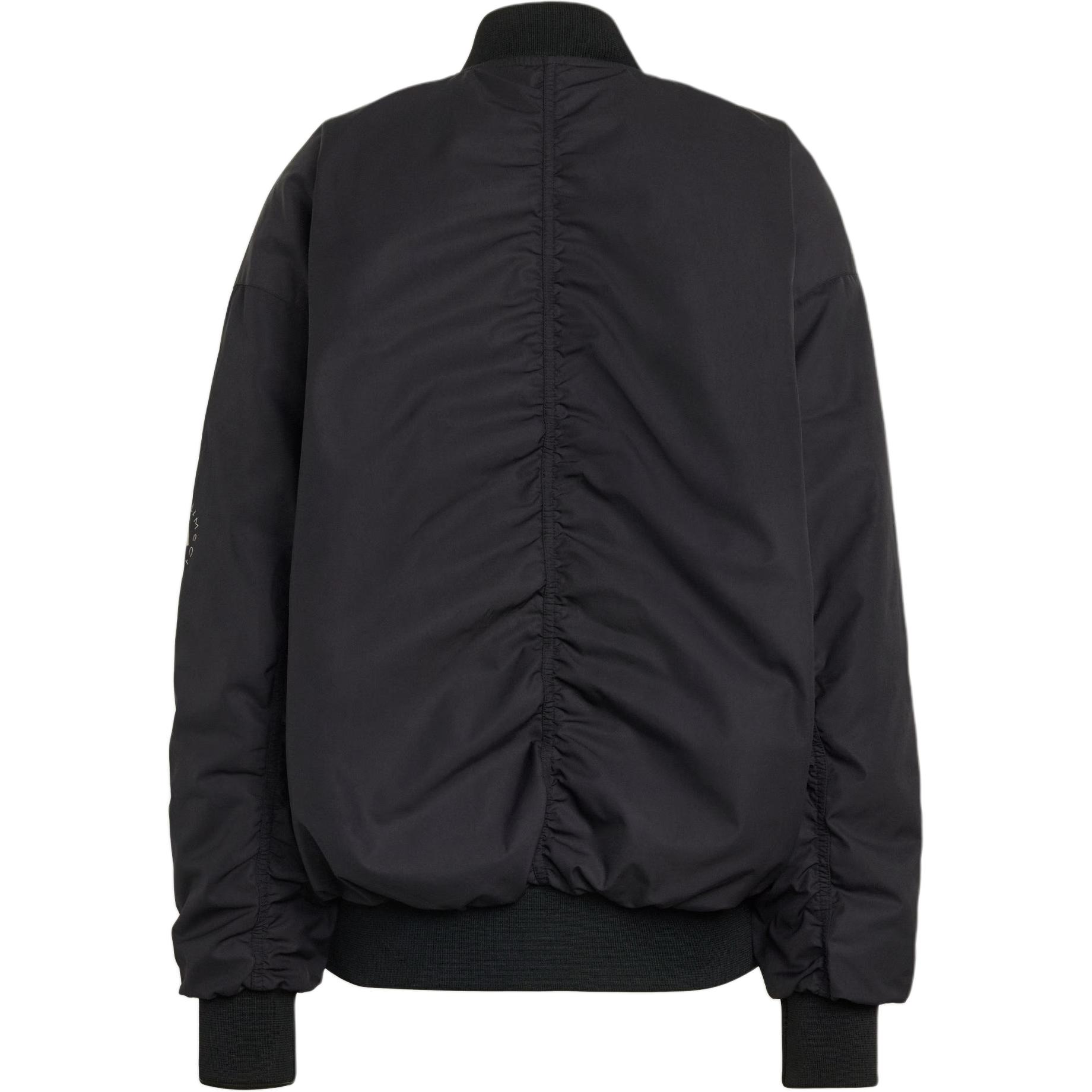 Stella McCartney FW25 WOVEN BOMBER PRINTED Puffer Jacket Women's Adidas, черный/белый — фото 3