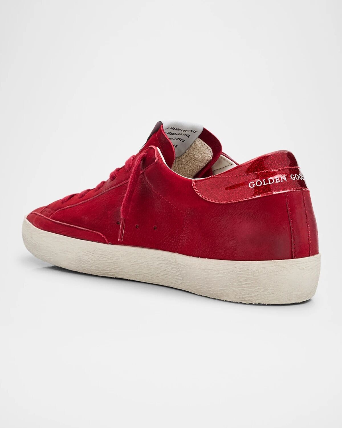 Кроссовки Superstar из смесовой кожи Golden Goose, красный — фото 3