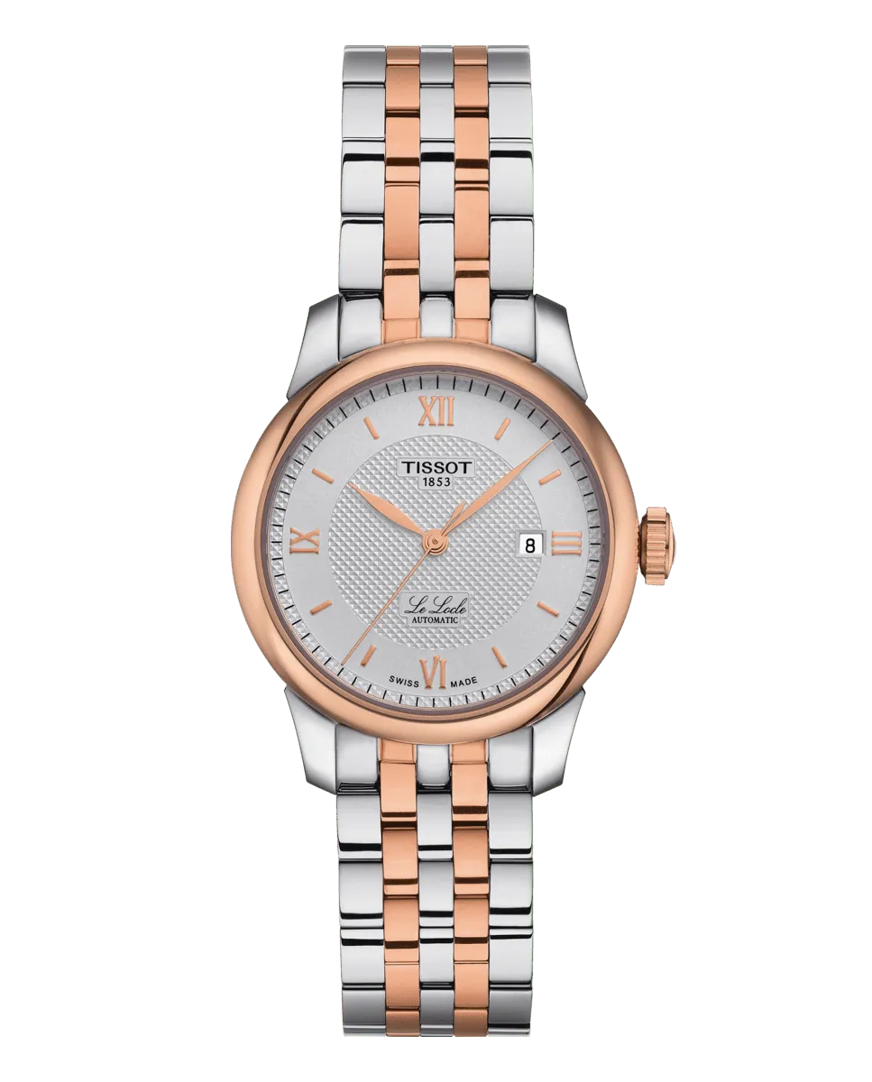 

Tissot Le Locle Автоматические женские часы из стали с браслетом, золотой